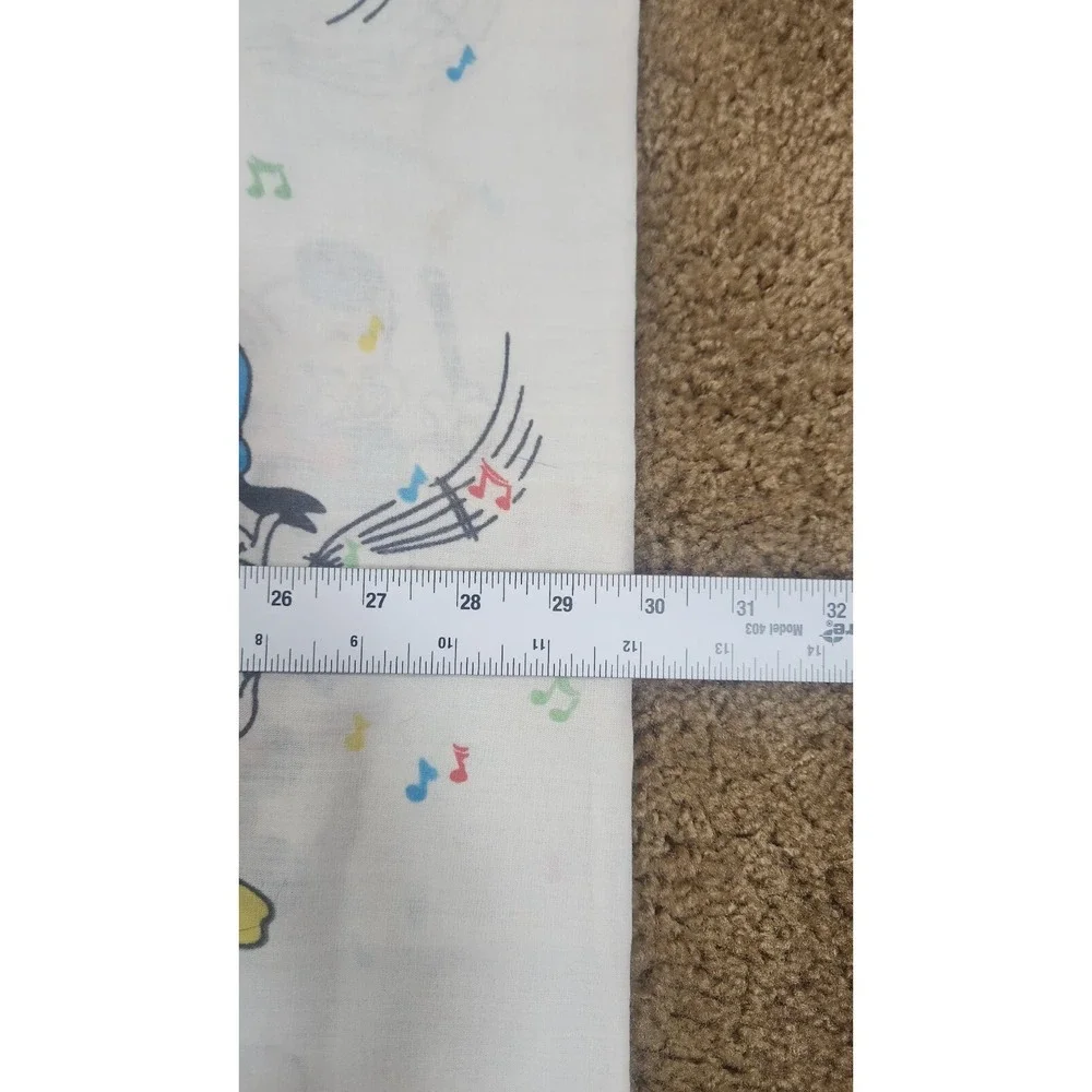 Vintage Walt Disney‎ Productions Mickey Mouse Friends Band Pillowcase White